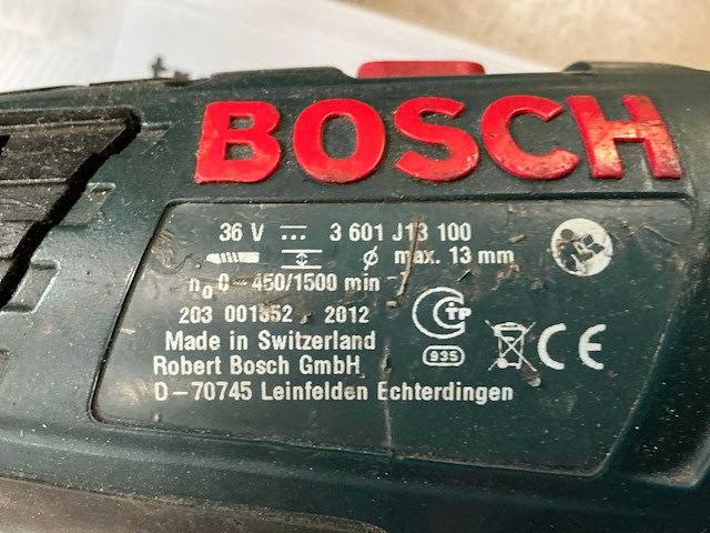 2012 bosch gsb 36v-li schroefboormachine - afbeelding 8 van  8