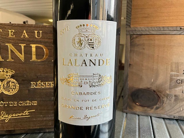 2012 château lalande rode wijn (24x) - afbeelding 1 van  4