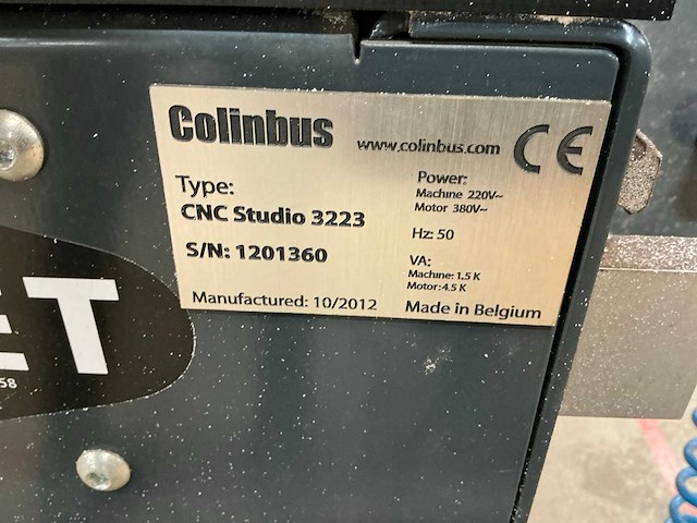 2012 colinbus cnc studio 3223 cnc freesmachine - afbeelding 2 van  10