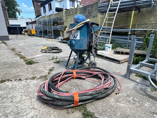 2012 comet cs80 mobiele sandblaster diverse banen - afbeelding 5 van  11