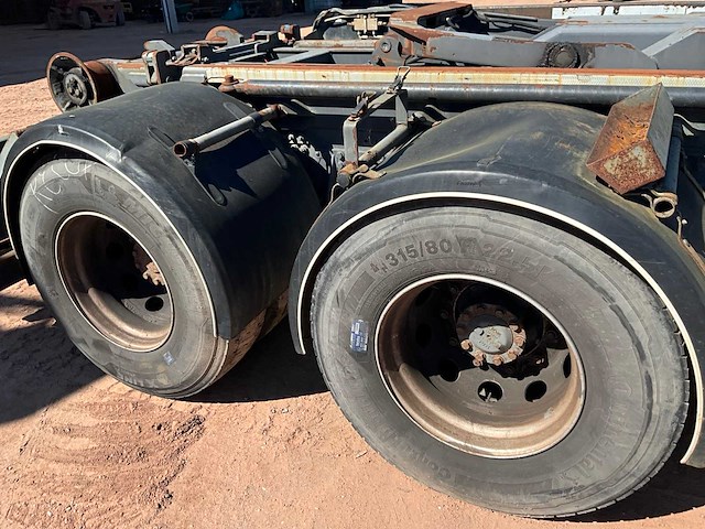 2012 daf cf vrachtwagen met containerhaaksysteem - afbeelding 5 van  35