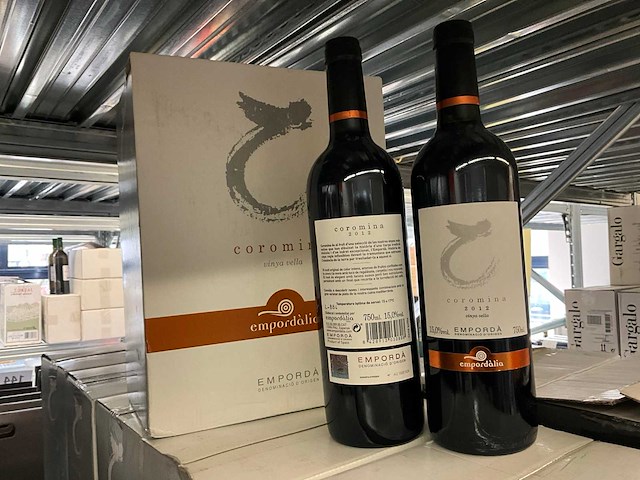 2012 empordàlia coromina vinya vella rode wijn (38x) - afbeelding 1 van  3