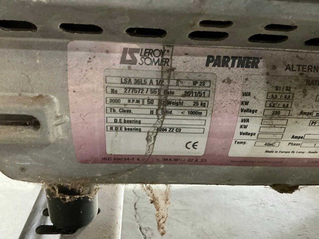 2012 europower ep6000 stroomgenerator - afbeelding 5 van  8