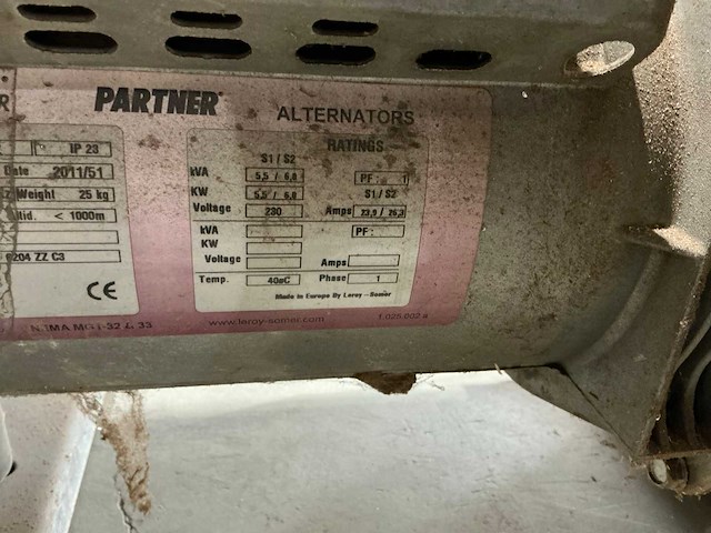 2012 europower ep6000 stroomgenerator - afbeelding 6 van  8