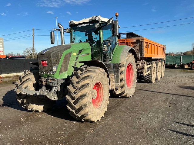 2012 fendt 828 vario+ gronddumper k34 dezeure - afbeelding 1 van  68