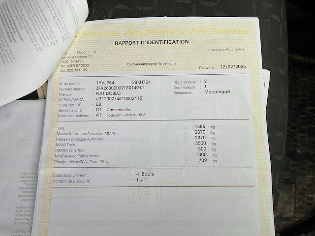 2012 fiat doblo bedrijfswagen - afbeelding 27 van  46