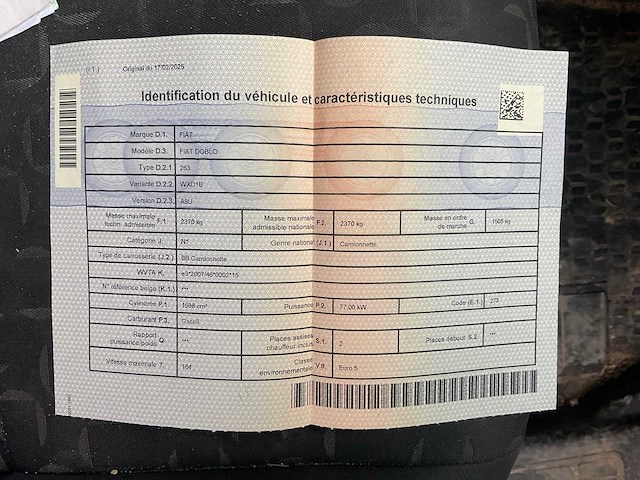 2012 fiat doblo bedrijfswagen - afbeelding 31 van  46