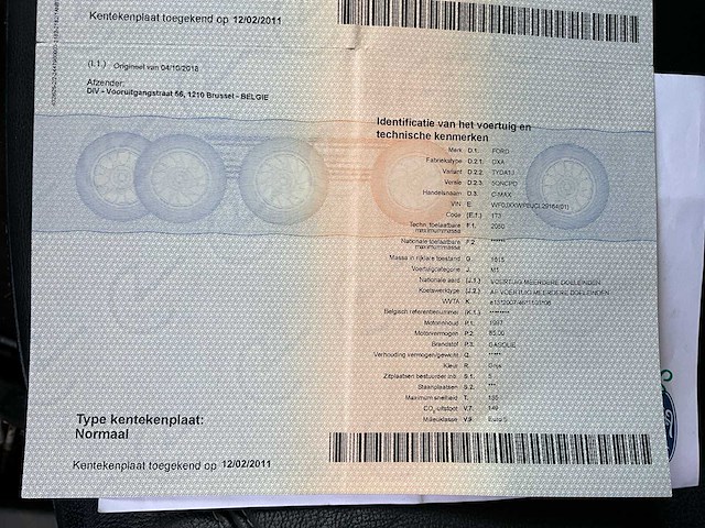 2012 ford c max personenauto - afbeelding 11 van  22