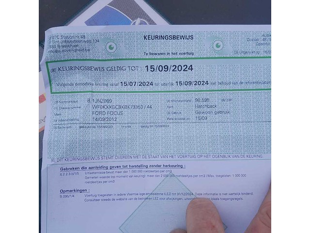 2012 ford focus - afbeelding 9 van  13