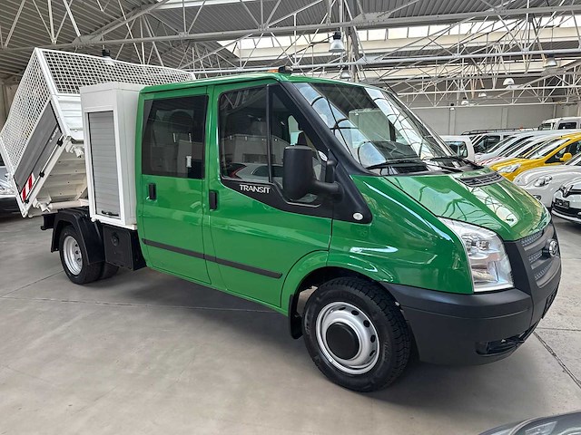 2012 ford transit dubbele cabine kipper 52.000km - afbeelding 9 van  28