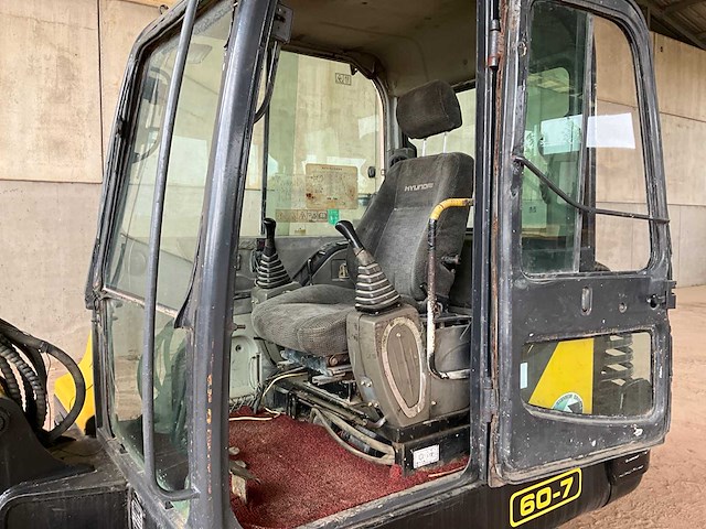 2012 hyundai r60-7 midigraafmachine - afbeelding 6 van  35