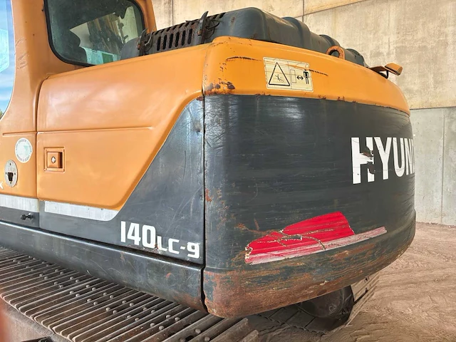 2012 hyundai robex 140lc-9 rupsgraafmachine - afbeelding 9 van  24