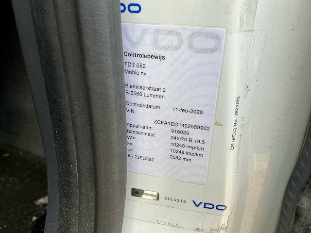 2012 iveco eurocargo met volloedig pur installatie. vrachtwagen - afbeelding 19 van  37