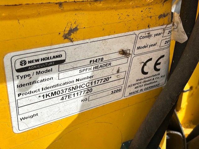 2012 kemper - new holland fi470 mais coupe voor veldhakselaar - afbeelding 2 van  6