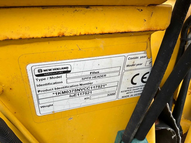 2012 kemper - new holland fillus 470 fie plus mais coupe voor veldhakselaar - afbeelding 9 van  9