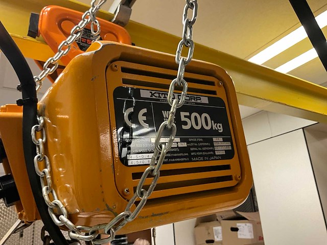 2012 kito corp elektrische kettingtakel - afbeelding 3 van  6