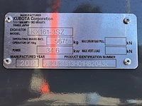 2012 kubota kx161-3sz midigraafmachine - afbeelding 33 van  39