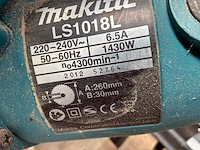2012 makita ls1018l radiaalafkortzaagmachine - afbeelding 3 van  3