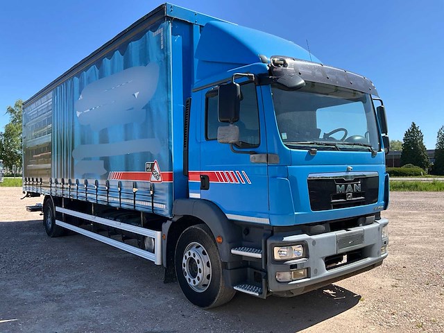 2012 man tgm250 zeilwagen - airco -automaat - afbeelding 60 van  62