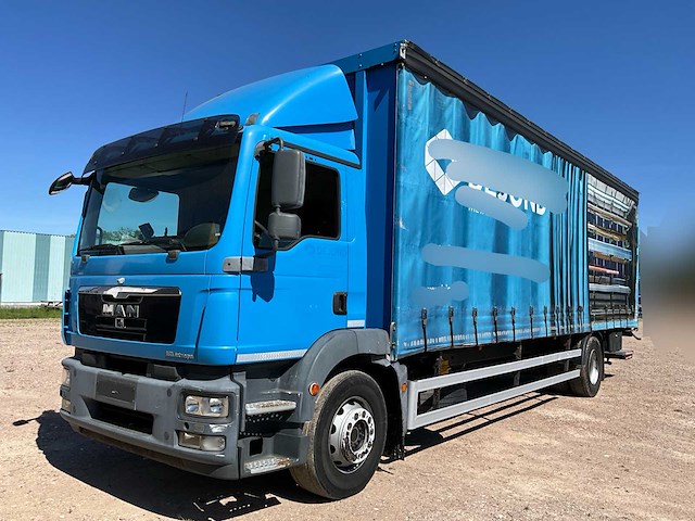 2012 man tgm250 zeilwagen - airco -automaat - afbeelding 1 van  55