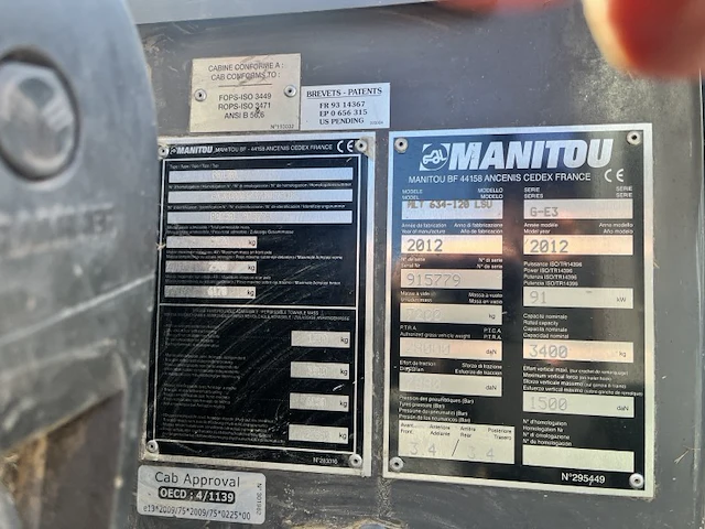 2012 manitou mlt 634-120 lsu verreiker - afbeelding 30 van  39