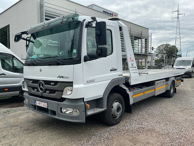 2012 mercedes-benz atego 1222 takelwagen met isoli schuifplateau – euro 5 - afbeelding 1 van  51