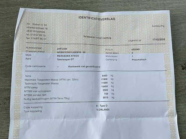 2012 mercedes-benz atego 1222 takelwagen met isoli schuifplateau – euro 5 - afbeelding 44 van  51