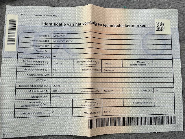 2012 mercedes-benz atego 1222 takelwagen met isoli schuifplateau – euro 5 - afbeelding 50 van  51