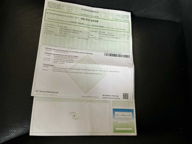 2012 mercedes-benz b 180 cdi personenauto - afbeelding 14 van  24