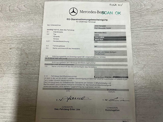 2012 mercedes-benz vito 110cdi - airco - afbeelding 49 van  54