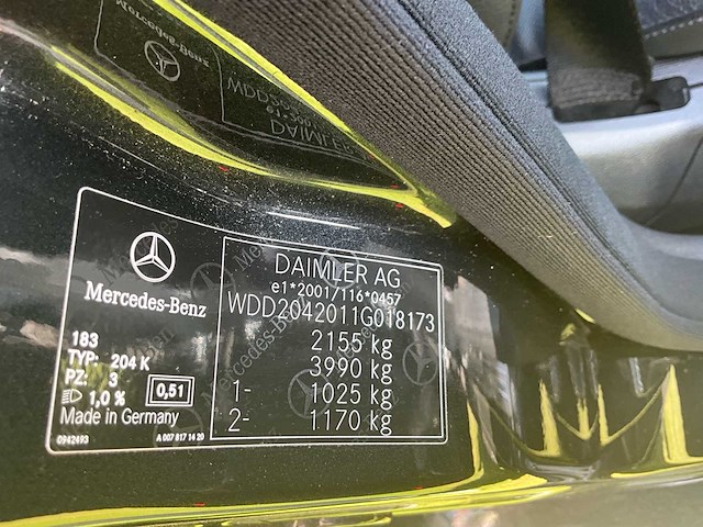 2012 mercedes c200 cdi - mooie staat - airco, navigatie,... - afbeelding 44 van  59