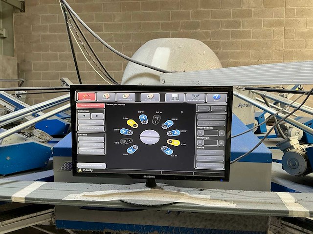 2012 mhm synchroprint sps 12z08 automatische carrouselzeefdrukmachine - afbeelding 6 van  8