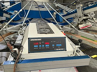 2012 mhm synchroprint sps 12z08 automatische carrouselzeefdrukmachine - afbeelding 7 van  8
