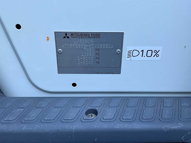 2012 mitsubishi canter fe85s/ds vrachtwagen - afbeelding 24 van  55