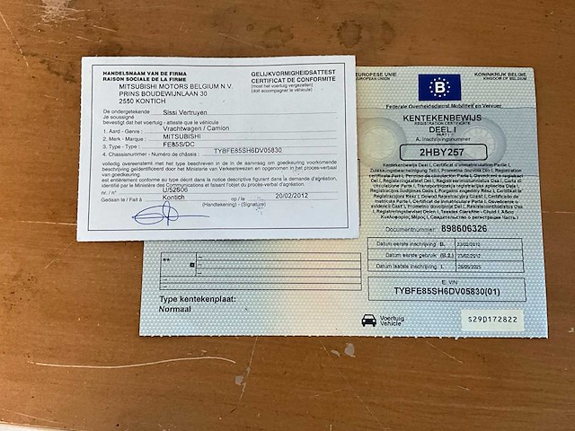 2012 mitsubishi canter fe85s/ds vrachtwagen - afbeelding 47 van  55
