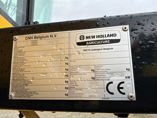 2012 new holland cx5090 maaidorser - afbeelding 5 van  8