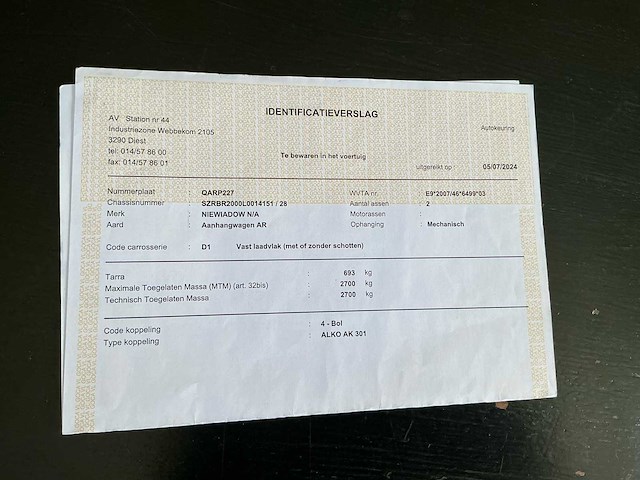 2012 niewiadow br 2 aanhangwagen ar - afbeelding 13 van  20