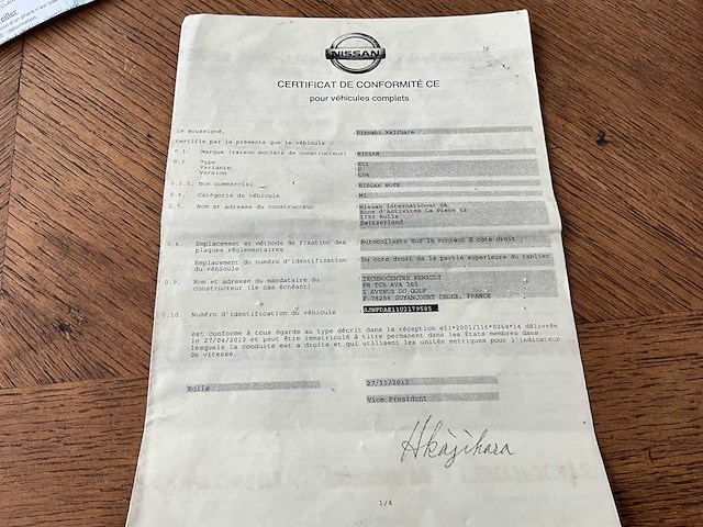 2012 nissan note - afbeelding 19 van  27