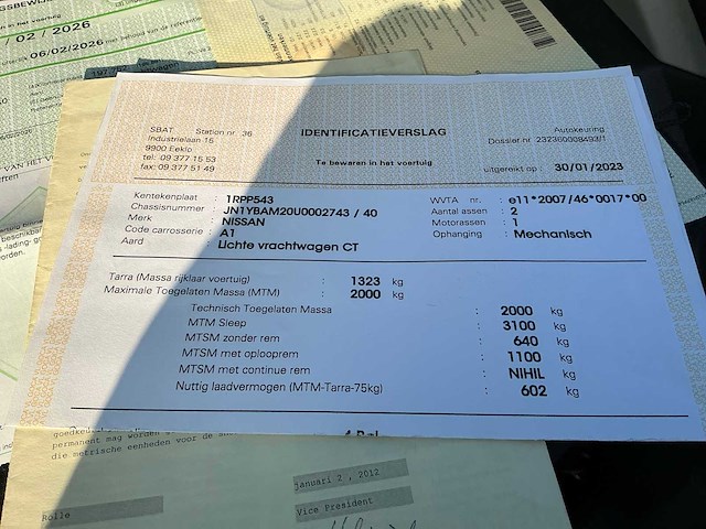 2012 nissan nv200 bedrijfswagen - afbeelding 18 van  40