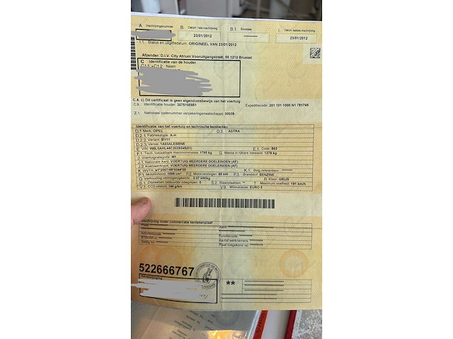 2012 opel astra personenauto - afbeelding 26 van  35