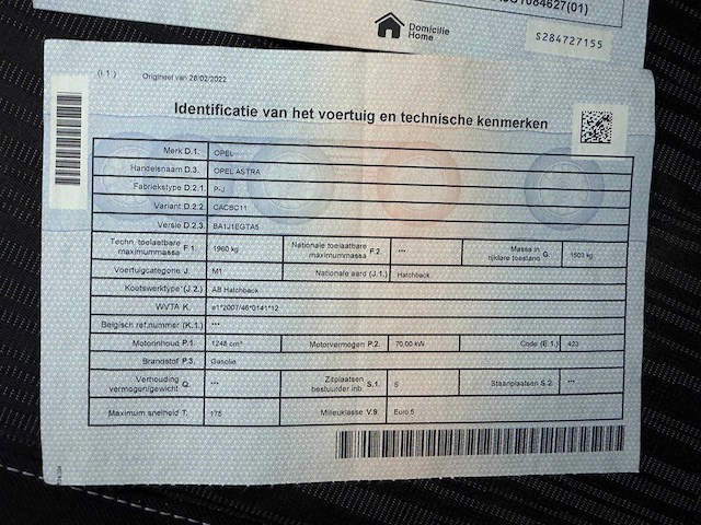 2012 opel astra - afbeelding 15 van  23