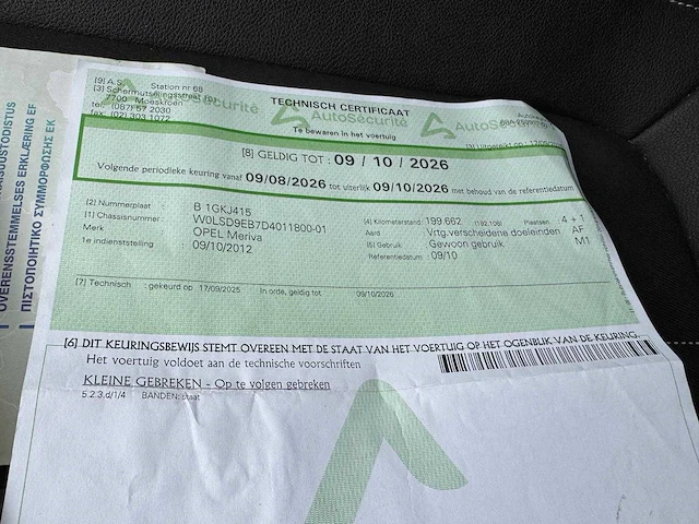 2012 opel meriva s-d monocab b - afbeelding 7 van  17