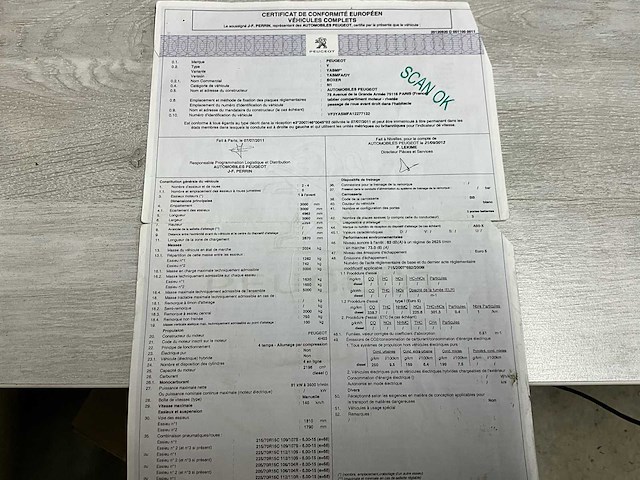 2012 peugeot boxer 6 pers - airco - afbeelding 38 van  45