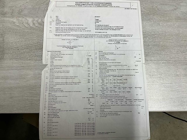 2012 peugeot boxer 6 pers - airco - afbeelding 39 van  45