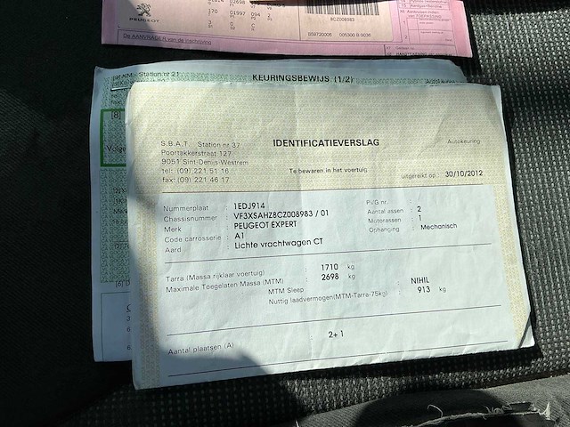 2012 peugeot expert - afbeelding 10 van  20