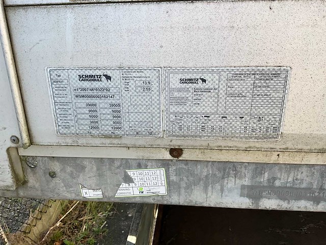 2012 schmitz cargobull oplegger - afbeelding 6 van  24