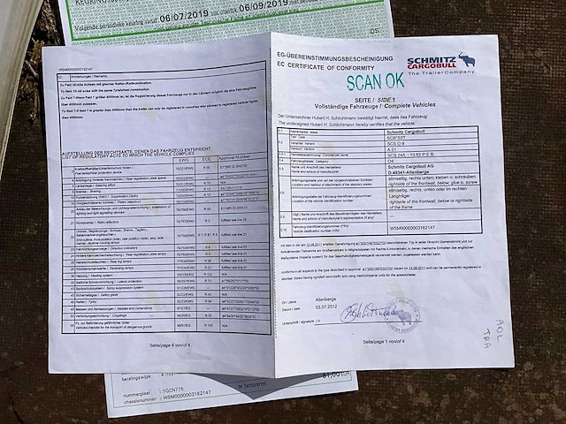 2012 schmitz cargobull oplegger - afbeelding 12 van  24