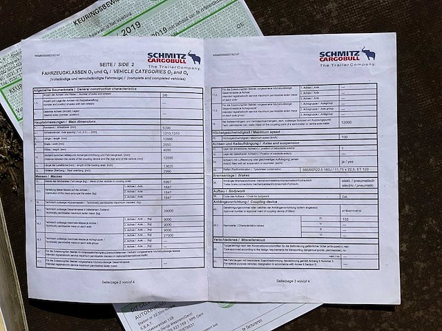 2012 schmitz cargobull oplegger - afbeelding 13 van  24