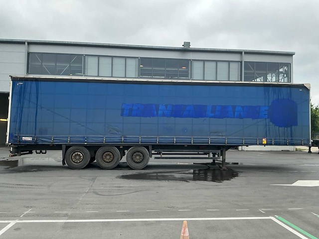 2012 schmitz scb*s3t oplegger met zeil - afbeelding 4 van  5