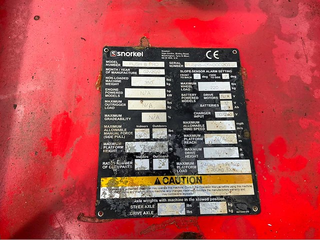 2012 snorkel puch 8 pro hoogwerker - functioneel - afbeelding 7 van  8